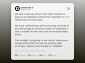 OpenCode bevestigt de inbreuk en dat API-sleutels zijn gelekt