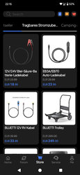 Accessoires in de winkel