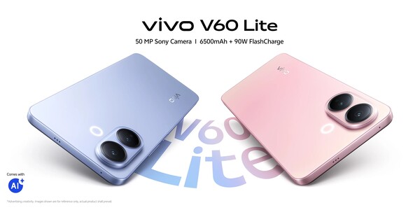 De Vivo V60 Lite 4G heeft vergelijkbare specificaties als de Vivo V60 Lite 5G.