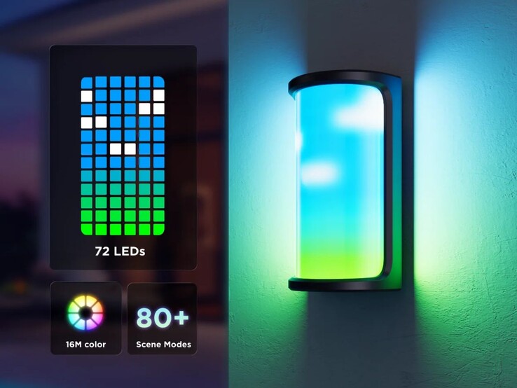 De Govee Buiten Wandlamp Pro