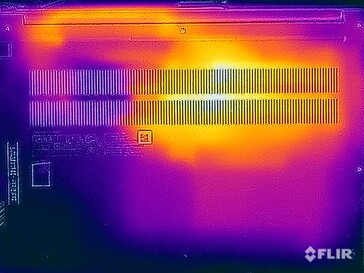 Stresstest oppervlaktetemperaturen (onder)