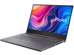 De Asus ProArt StudioBook Pro 15 W500G5T-HC013R (90NB0PW1-M00240), met dank aan: Asus Duitsland.