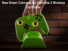 De 8BitDo Ultimate 2 draadloze controller is nu verkrijgbaar in een nieuwe groene kleur. (Afbeelding bron: 8BitDo)