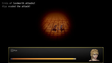 Een screenshot van de gameplay van de gevechten (Afbeelding bron: Steam)