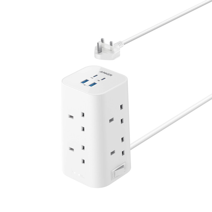 De Anker USB-stopcontactstrip (12-in-1, 20W). (Afbeeldingsbron: Anker)