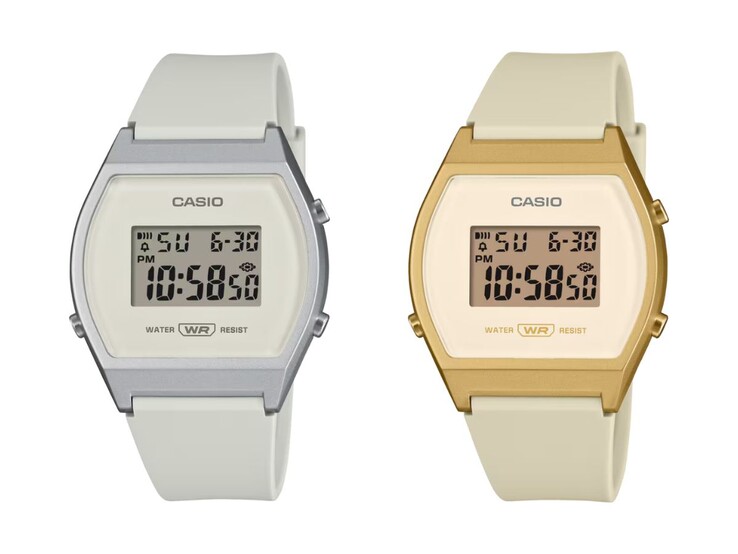 De Casio LW-204-7A (links) en LW-204-9A (rechts) horloges