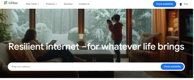 Aanmelden bij Google Fiber (Afbeelding Bron: Antony Muchiri)