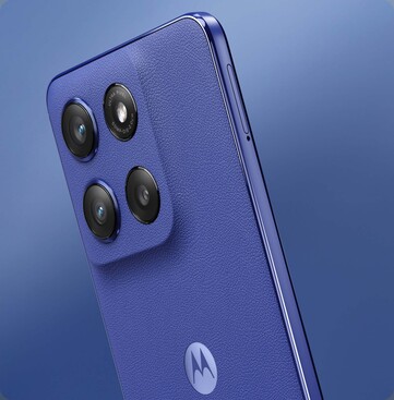 De Motorola Edge 60 Stylus heeft een achterkant van veganistisch leer. (Afbeeldingsbron: Motorola)