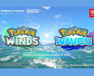 Een screengrab uit de aankondigingstrailer van Pokémon Winds en Pokémon Waves