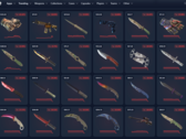 Een screengrab van de CS2 prijstracking website Price Empire (bron: Price Empire)