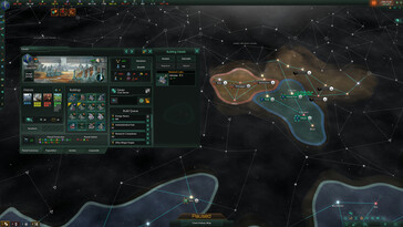 Afgebeeld: Een gameplay screenshot van Stellaris.