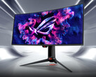 De nieuwste 34-inch QD-OLED gamingmonitor van Asus heeft een resolutie van 1440p, een vernieuwingsfrequentie van 360 Hz en een piekhelderheid van 1300 nits. (Afbeeldingsbron: Asus)