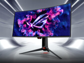 De nieuwste 34-inch QD-OLED gamingmonitor van Asus heeft een resolutie van 1440p, een vernieuwingsfrequentie van 360 Hz en een piekhelderheid van 1300 nits. (Afbeeldingsbron: Asus)