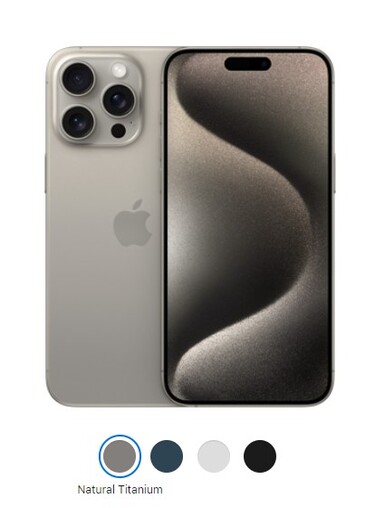iPhone 15 Pro Max. (Afbeeldingsbron: Apple)