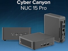 De nieuwe NUC 15 Pro Cyber mini-pc's zijn configureerbaar met verschillende processors (Afbeeldingsbron: Simply NUC)