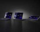 De Vaio T Kachi-iro Special Edition, afgebeeld in drie standen dankzij het multi-flip-ontwerp