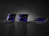 De Vaio T Kachi-iro Special Edition, afgebeeld in drie standen dankzij het multi-flip-ontwerp