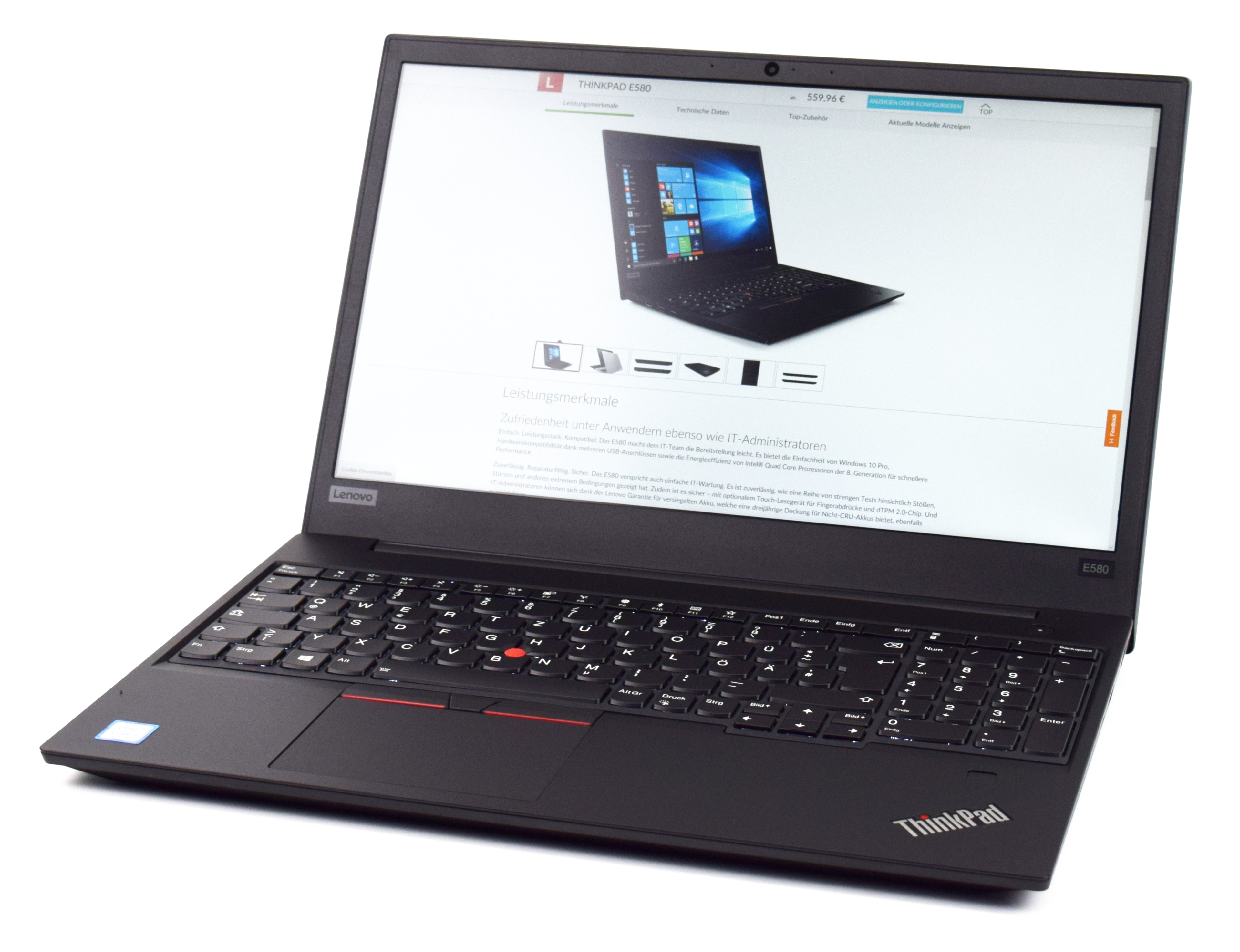 Lenovo ThinkPad E580-20KSCTO1WW - Notebookcheck.nl